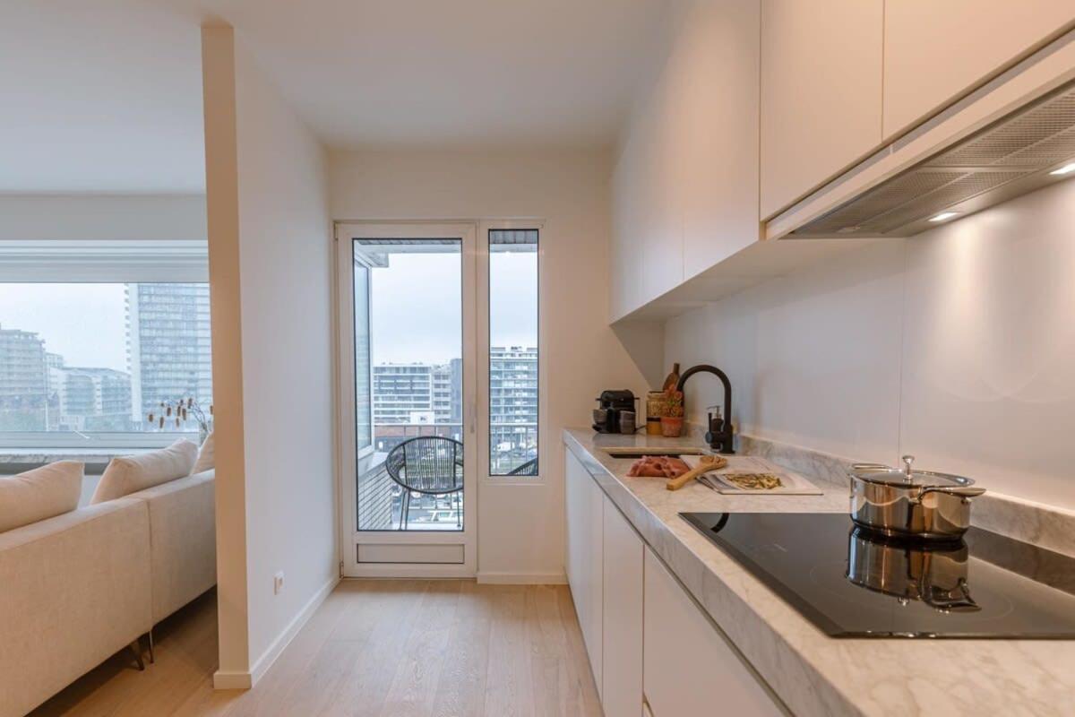 Huswell - Luminous Family Apartment With Magnificent View Oostende Bagian luar foto